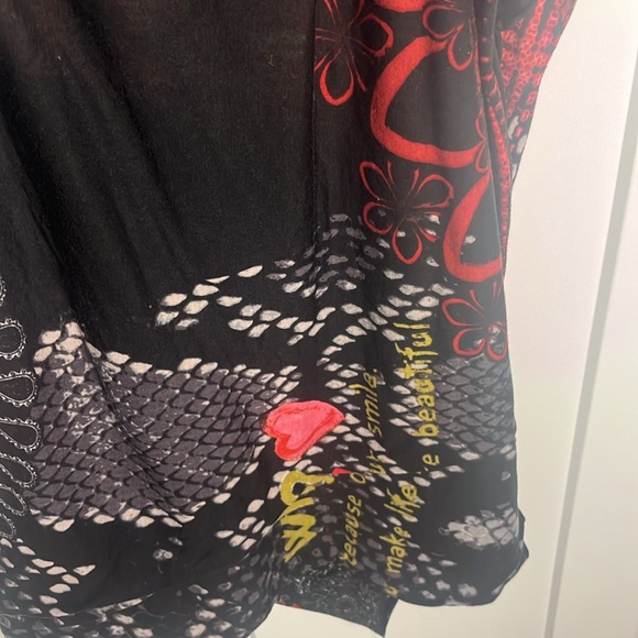 Large circular Desigual scarf - Picture 3 of 3